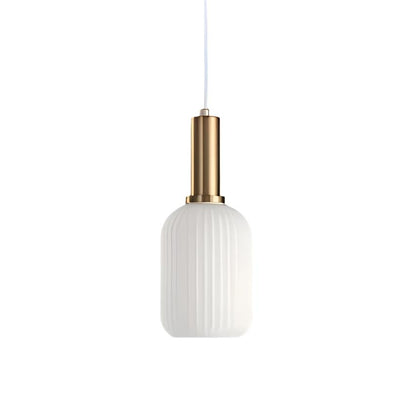 Hanglamp Gekleurd Glas Retro Nordisch E27 Wit Groen Roze Ø13 Ø30 Eetkamer