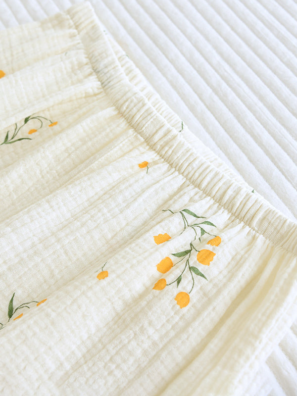 Vrouwen Pyjama Set Katoen Zacht Elegante Ontwerp