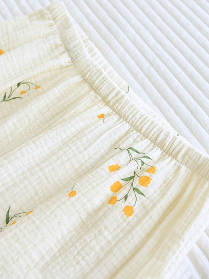 Vrouwen Pyjama Set Katoen Zacht Elegante Ontwerp