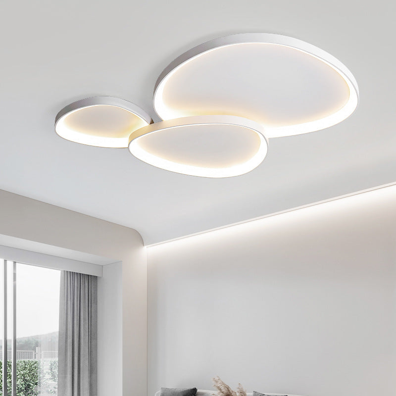 Moderne Armure plafondlamp aluminium acryl LED wit woonkamer slaapkamer design verlichting rond plafondlamp