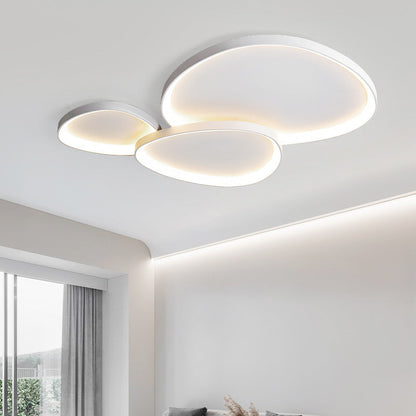 Moderne Armure plafondlamp aluminium acryl LED wit woonkamer slaapkamer design verlichting rond plafondlamp