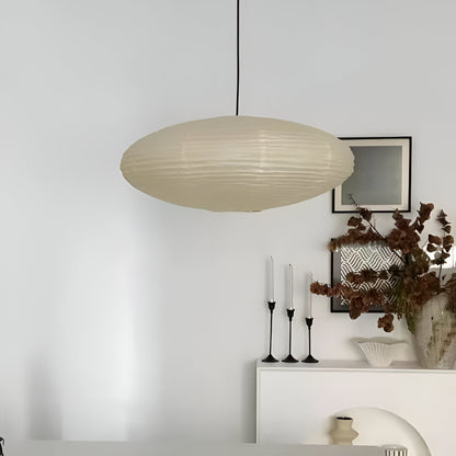 Plafondlamp Mulberry Papier Japandi Design Ø50 Ø60 LED Dimbaar Wit Geometrisch
