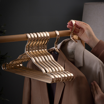 Kledinghangers Messing Gepolijst Garderobe Jas Blouse Luxe Kledinghanger Organizer