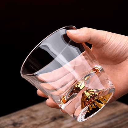 Whiskeyglas Edo Kiriko Handgemaakt Japans Kristal Set Houten Geschenkdoos Chamvin