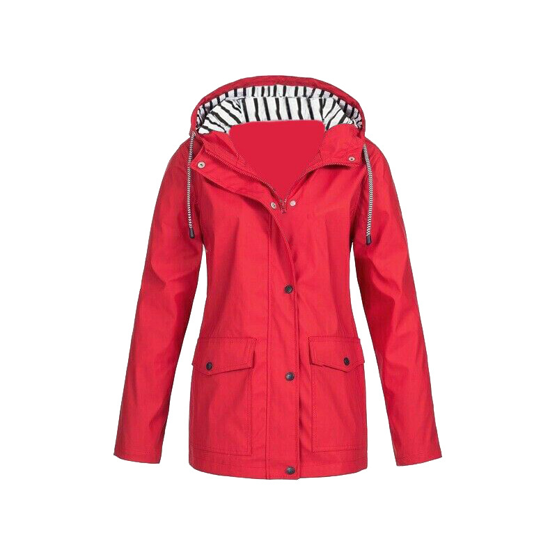Dames Regenjack Waterdicht Warm en Ademend