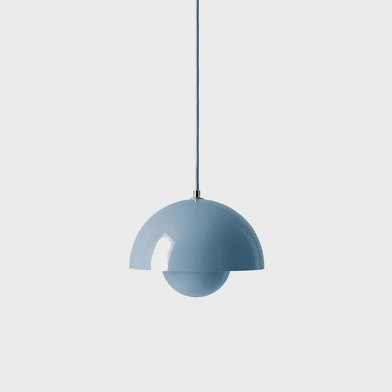 Scandinavische Hanglamp Halfrond Metalen Kap 1-Lichtpunt Modern Design Eetkamer Woonkamer