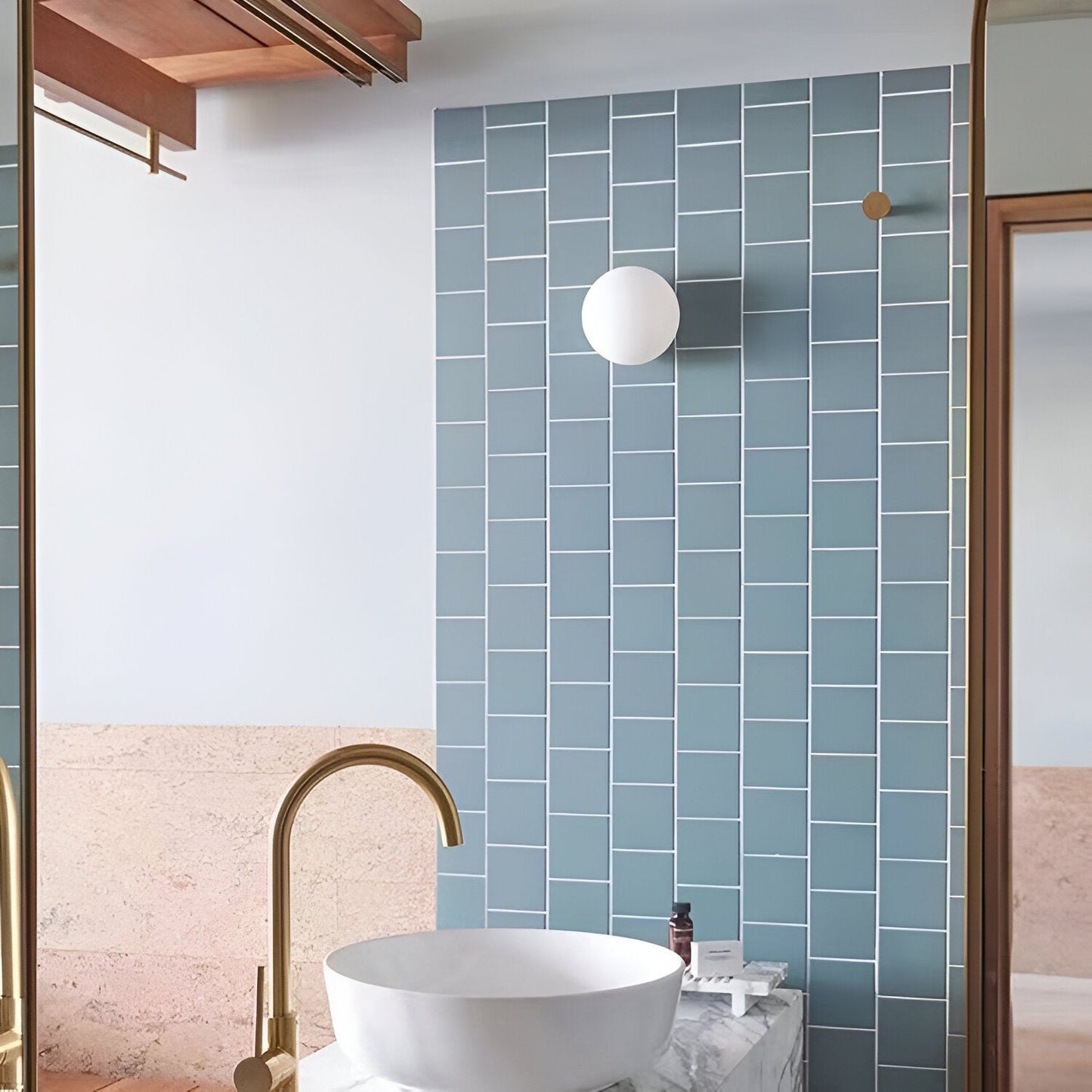 Wandlamp Rond Gesatineerd Glas Minimalistisch Japandi Ø12 Ø20 Slaapkamer Hal