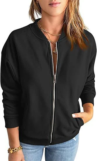 Dames Overgangsjas Rits Modern Design Elegant