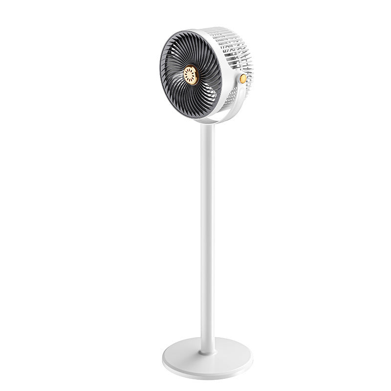 Staande Ventilator met 360° Rotatie – Krachtige Stille Ventilator Staand met Verstelbare Hoogte en Meerdere Snelheidsstanden voor Slaapkamer, Woonkamer en Kantoor