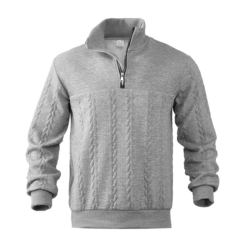 Elios Fleece Trui Met Rits Voor Mannen - StudioMarella