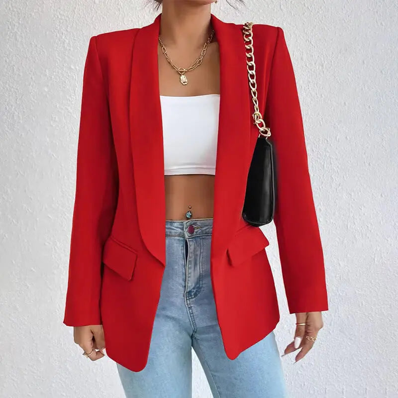 Dames Blazer Klassieke Stijl Elegant Zakelijk
