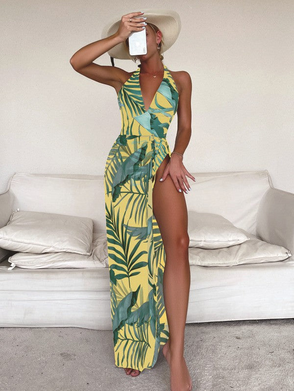 Vrouwelijke Bikini Lange Rok Zomerkleding Strand