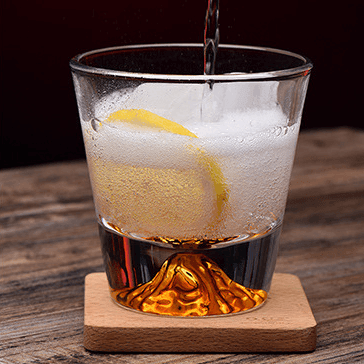 Whiskeyglas Edo Kiriko Handgemaakt Japans Kristal Set Houten Geschenkdoos Chamvin