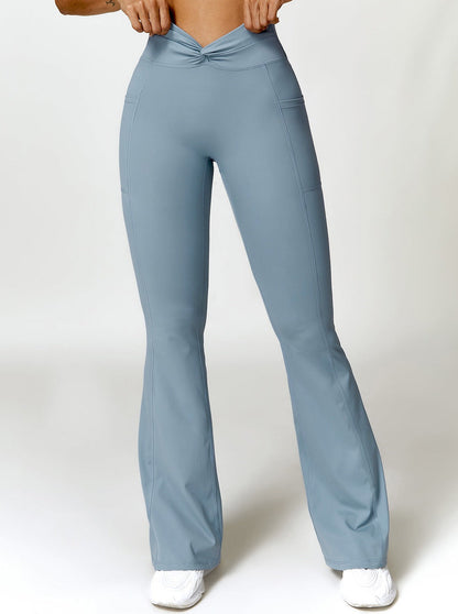 Dames Broek Flared Comfortabel Ademend Stof