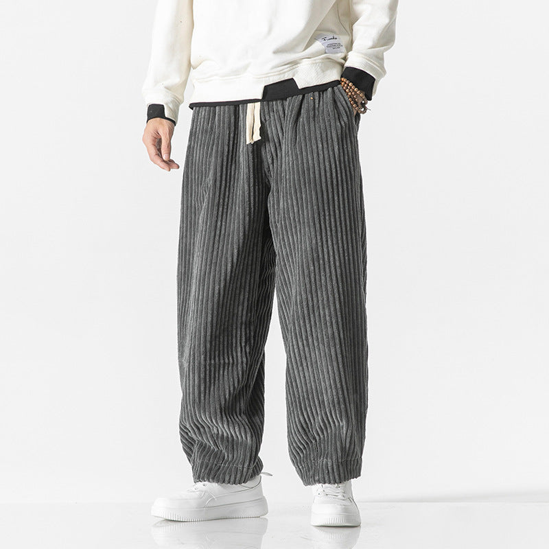 Elegante Cotton Broek voor Dames Comfortabele Corduroy Stof