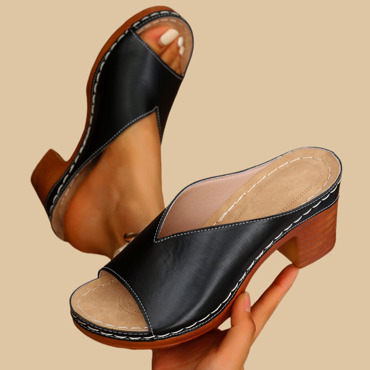 Dames Sandalen Elegante Hak