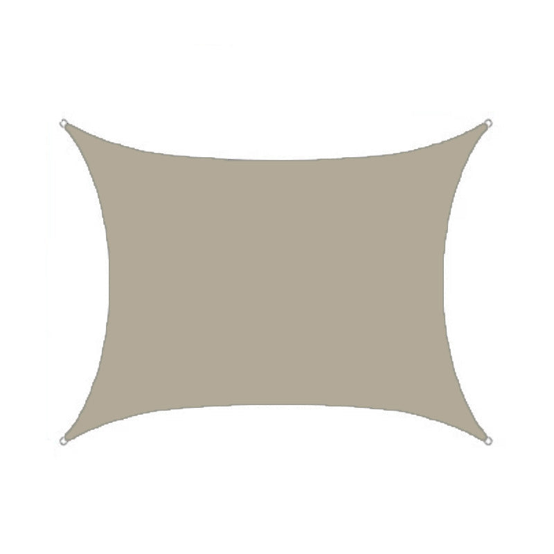 Waterdicht Rechthoekig Schaduwdoek voor Terras, Balkon en Tuin – Polyester UV-Bescherming