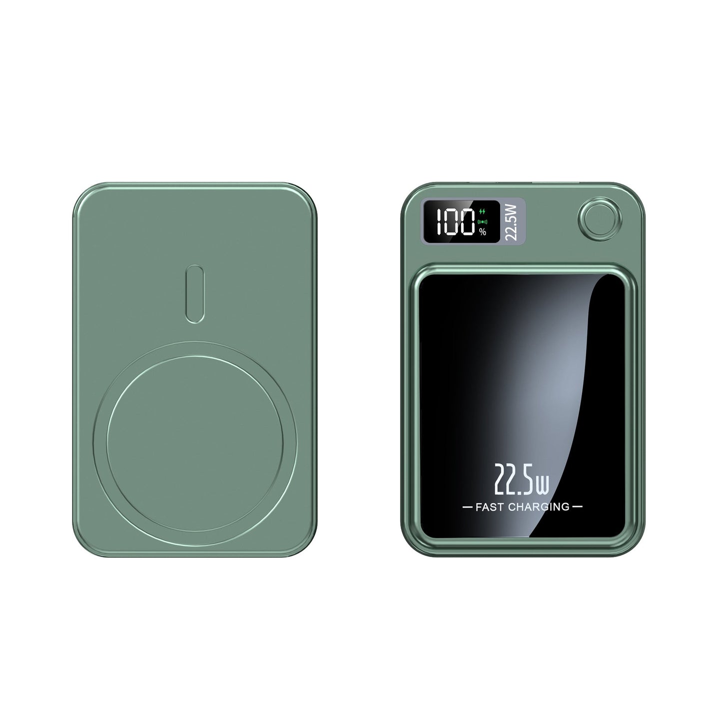 Draagbare Powerbank 20000mAh Ultradun Snellader met Draadloos Opladen en LED Display voor Onderweg