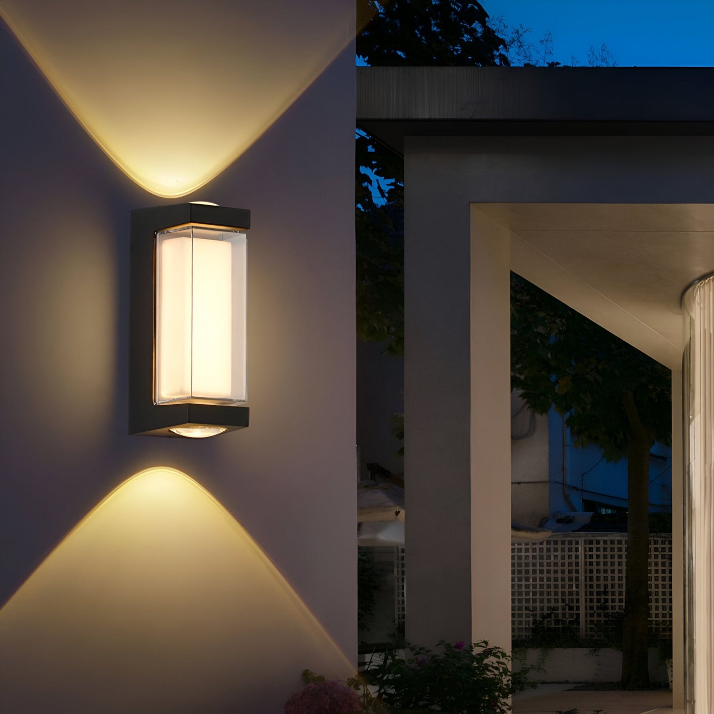 Buitenlamp Up Down LED IP65 Waterdicht Zwart Wit Gevelverlichting 10W