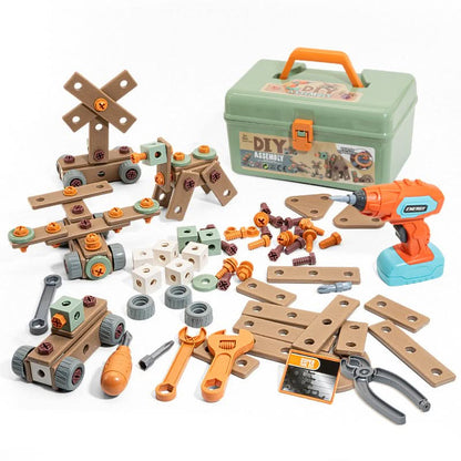 Speelgoed Gereedschapset Kinderen ABS Plastic Bouwset Creatief Motoriek Rollenspel