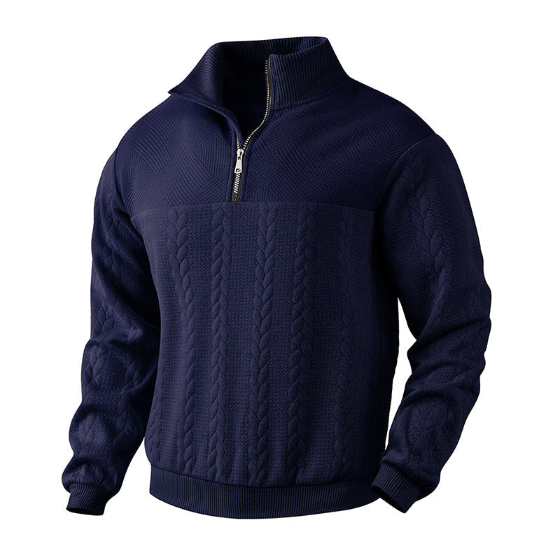 Elios Fleece Trui Met Rits Voor Mannen