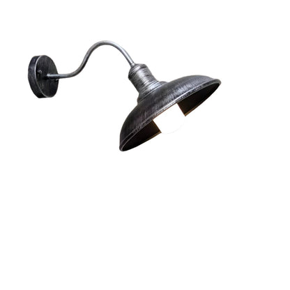 Buitenlamp Gooseneck Industrieel IP65 Waterdicht Brons LED Ø24 Ø29 Veranda