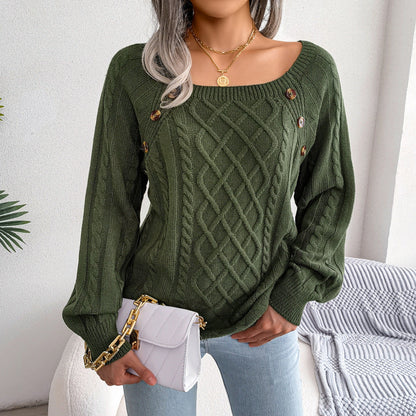Dames Gebreide Trui Comfortabele Pasvorm Elegant