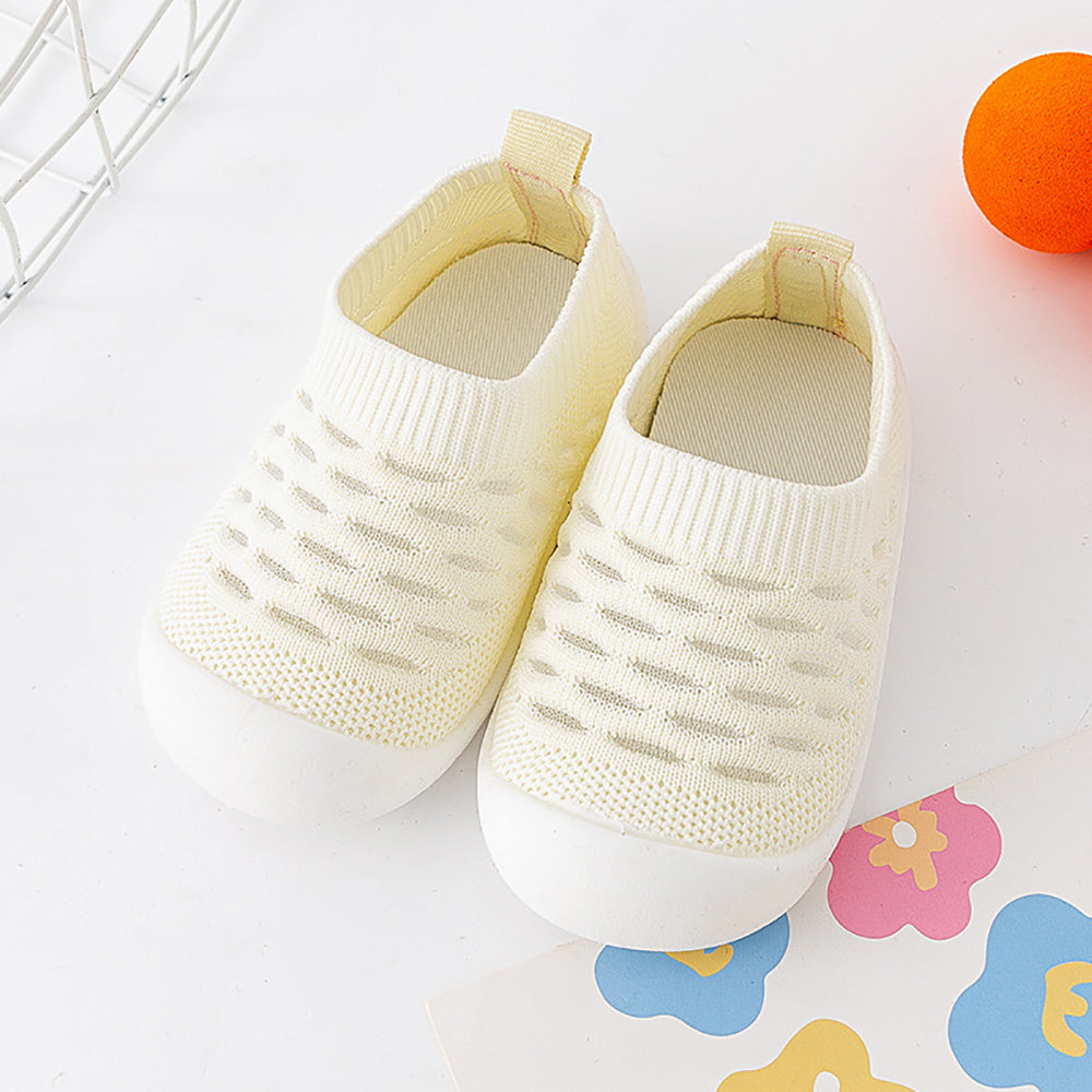 Baby Schoensokken met Anti-Slip Zool Mesh Design Kinderschoenen Ademend Comfort Eerste Stapjes Peuters