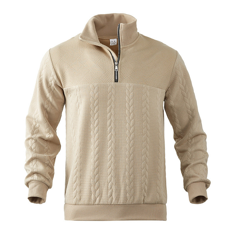 Elios Fleece Trui Met Rits Voor Mannen