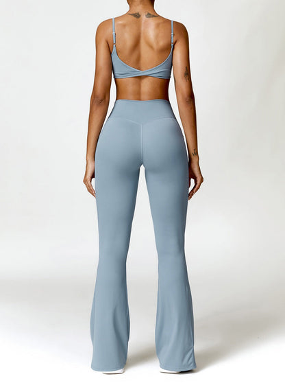 Dames Broek Flared Comfortabel Ademend Stof