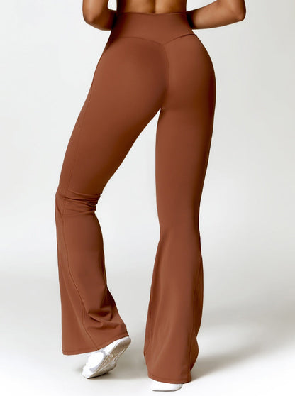 Hoge Taille Flared Leggings voor Vrouw Slank MAKEND Comfortabele Fit - StudioMarella