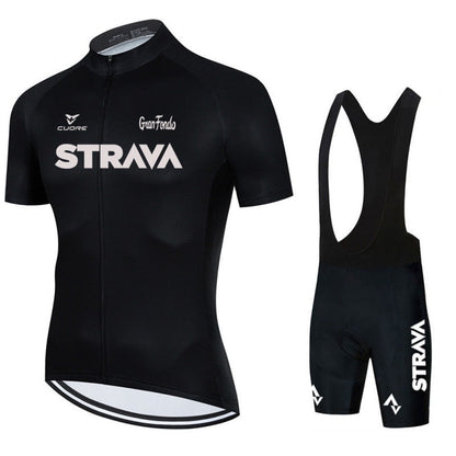 Fietspak voor Mannen - Ademende Fietsshirt en Broek Set
