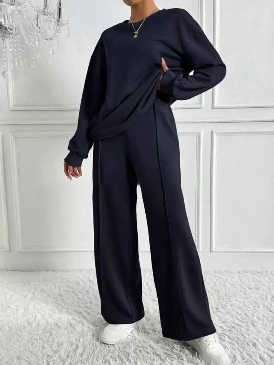 Zachte Dames Loungewear Set Comfortabele Pasvorm