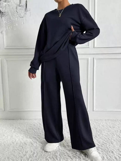 Zachte Dames Loungewear Set Comfortabele Pasvorm