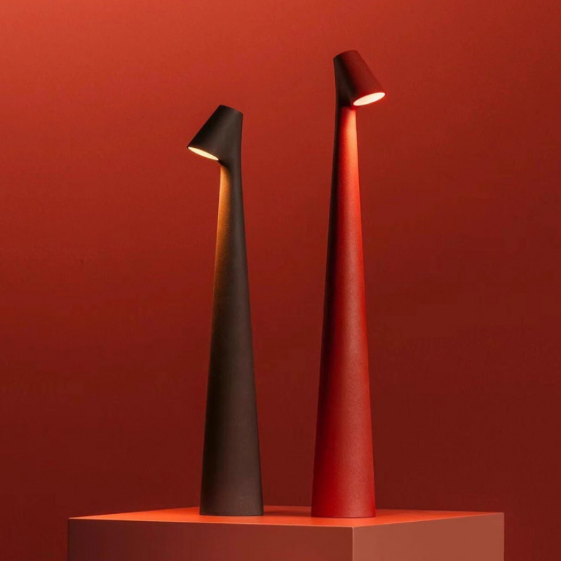 Lumina tafellamp aluminium 3000K draadloos zwart wit rood eettafel leeslamp modern design