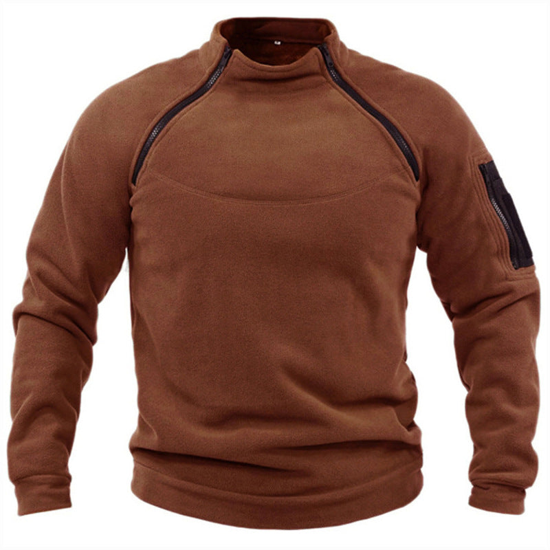 Fleece Trui met Warme Voering voor Buiten