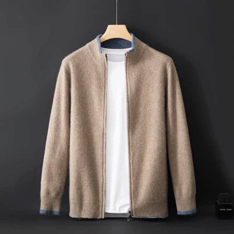 Elegante Herenjas Aurelio Stijlvol Zwarte Jas - StudioMarella