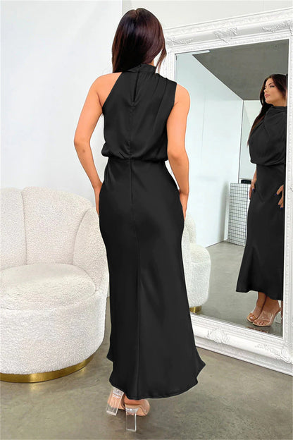 Maxi Jurk Collo Hoog Elegante Zomerjurk