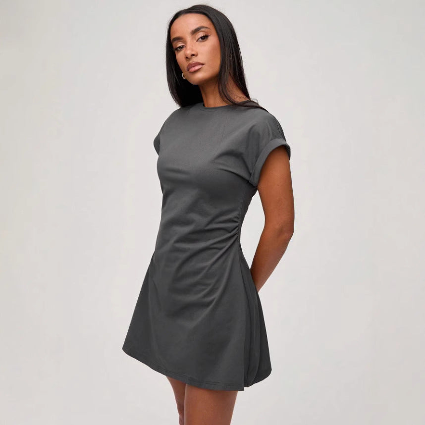 Dames T-shirt Jurk Korte Casual Zomer Jurk Gemakkelijk