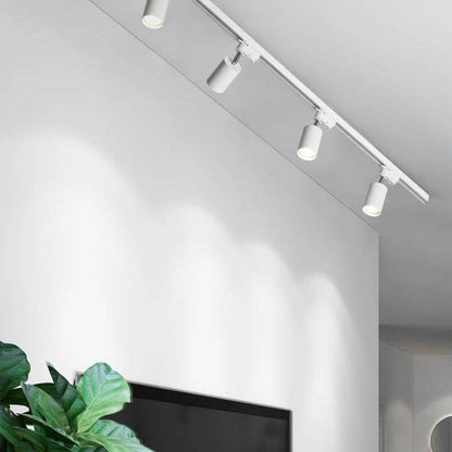 Moderne led railverlichting met verstelbare spots (3–5 lichtpunten) – plafondrail