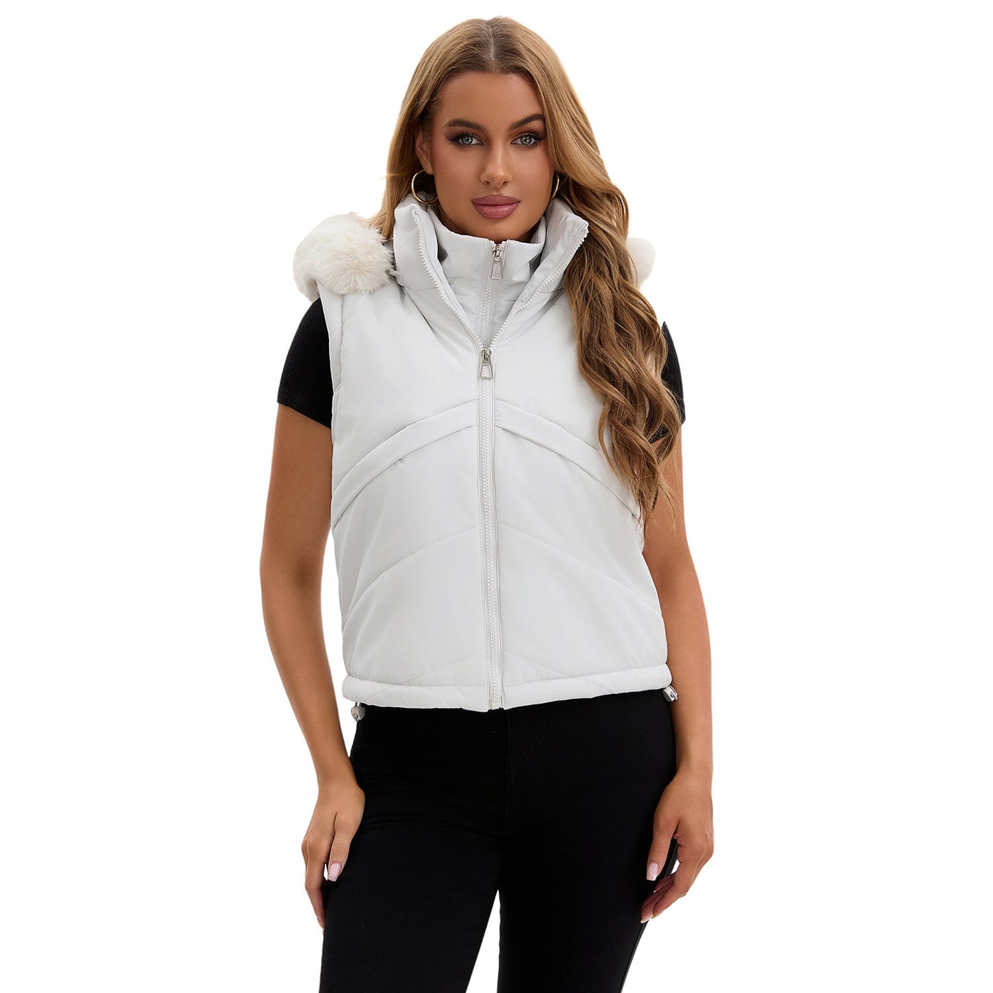 Dames Winterjas 2-in-1 Waterdicht met Verstelbare Capuchon