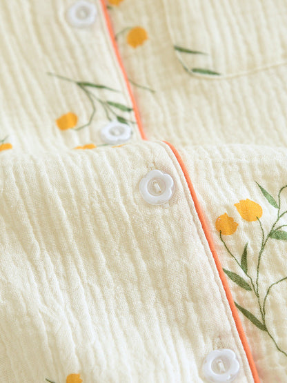 Vrouwen Pyjama Set Katoen Zacht Elegante Ontwerp