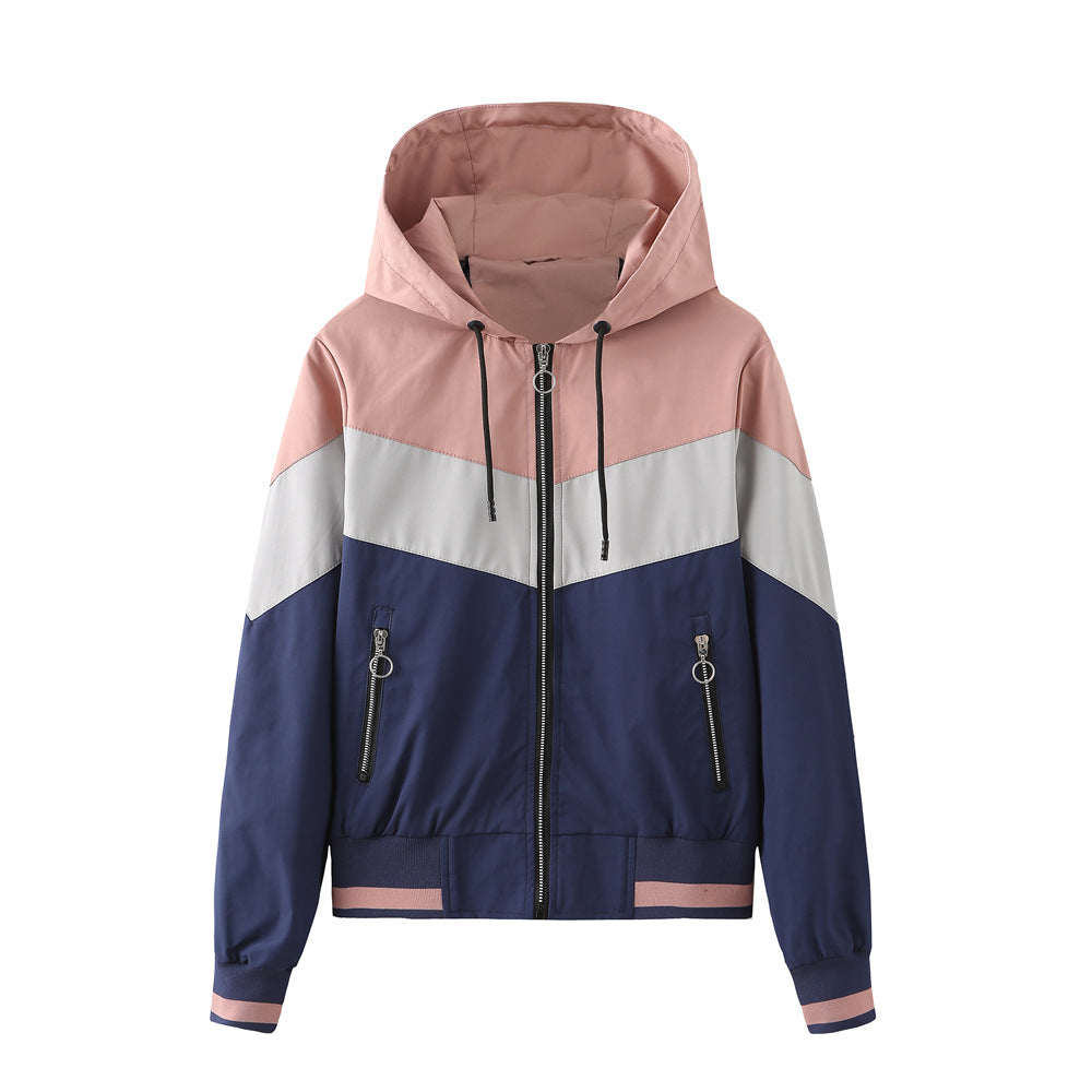 Dames Sportjas Capuchon Waterdicht en Sportief