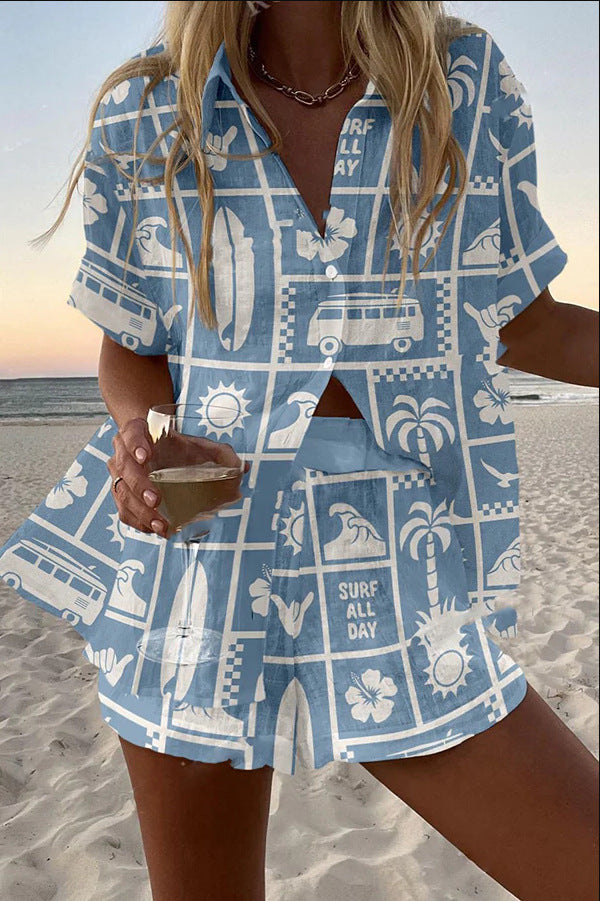 Dames Zomerset Top en Shorts Set Zomerse Kleding