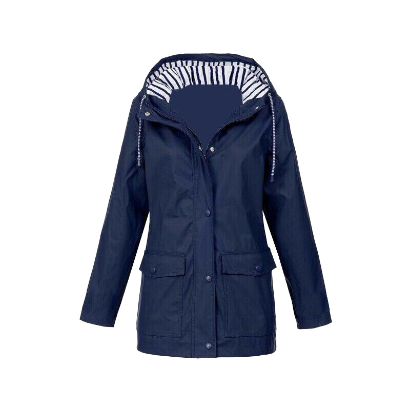 Dames Regenjack Waterdicht Warm en Ademend