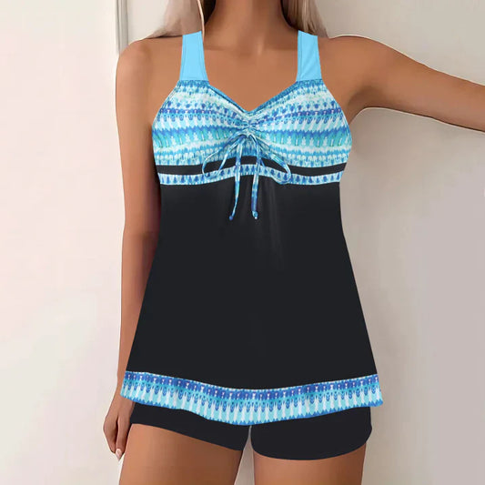 Tankini Dames Badpak Elegante Zwarte Classic Stijl - StudioMarella