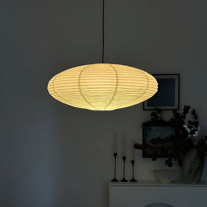Plafondlamp Mulberry Papier Japandi Design Ø50 Ø60 LED Dimbaar Wit Geometrisch