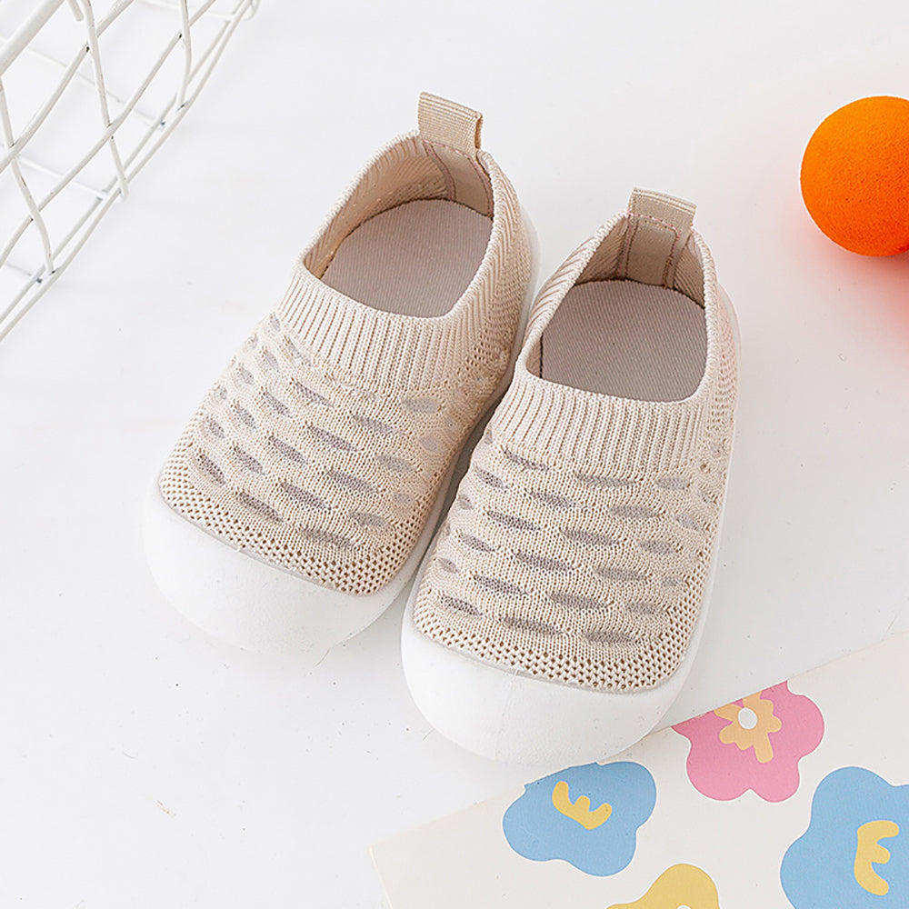 Baby Schoensokken met Anti-Slip Zool Mesh Design Kinderschoenen Ademend Comfort Eerste Stapjes Peuters
