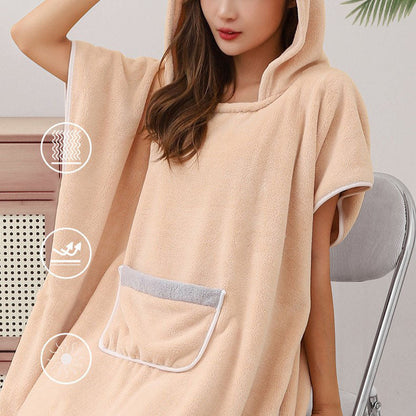 Praktische Badjas met Capuchon – Zacht & Warm | Comfortabele Badjas voor Thuis, Na Douchen & Ontspannen