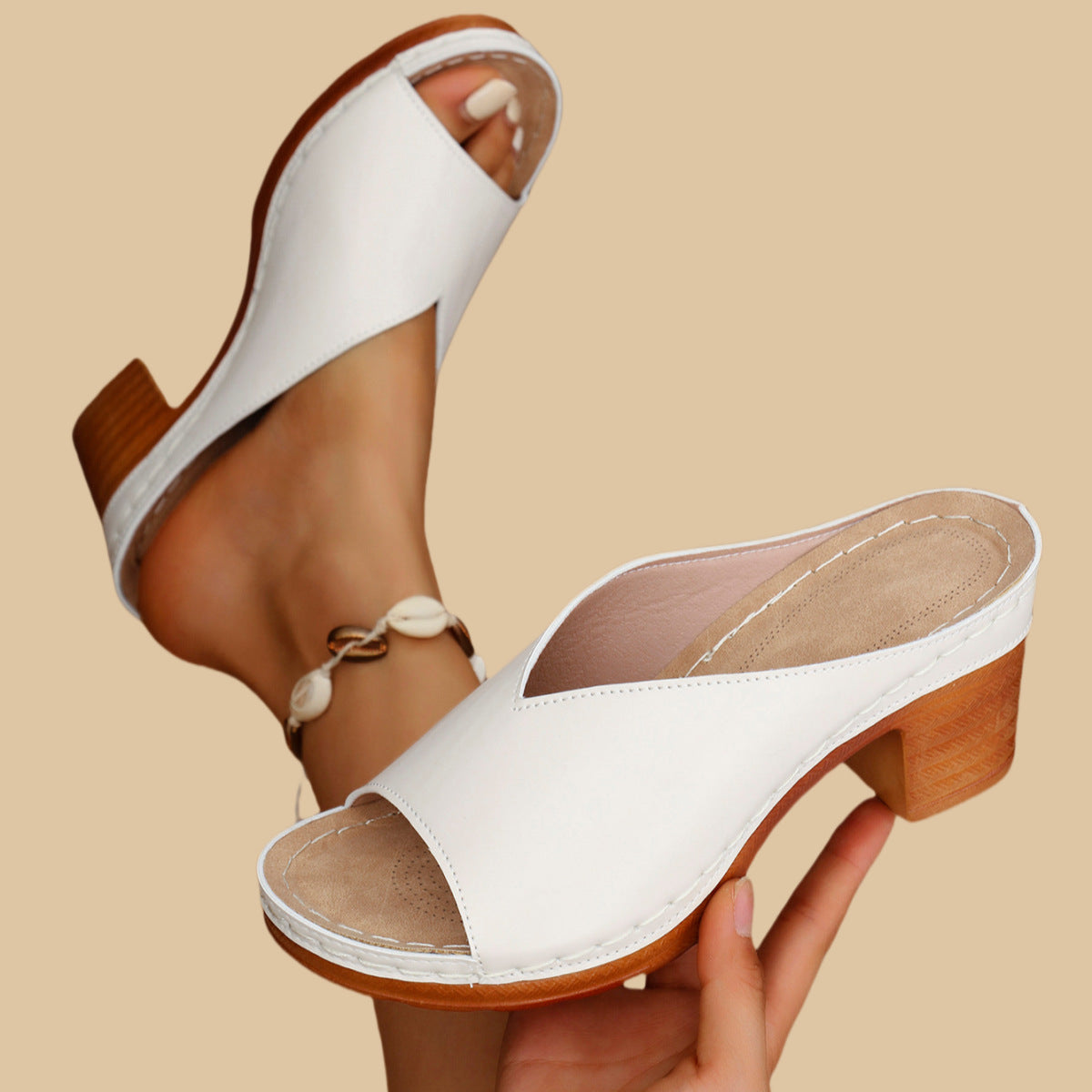 Dames Sandalen Elegante Hak